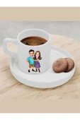 Özcan Tasarım Kişiye Özel Türk Kahvesi Fincanı Karikatür Sevgili Fincanı 4 thumbnail 1