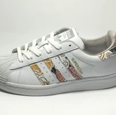 ADİDAS SUPER STAR AVTAR  WHITE  YELLOW - 2