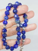 Lapis Taşı Üst Segment Faset Kesim 33lük Tesbih 8mm (54330) thumbnail 2