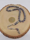 Terahertz Taşı Üst Segment Petek Kesim 33lük Tesbih 8mm (36520) thumbnail 6