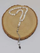 Ay Taşı Üst Segment Faset Kesim 33lük Tesbih 8mm (42565) thumbnail 4