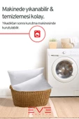 6 Adet Micro Silikon Elyaf Nonwoven Yıkanabilir Antialerjik Ev Ve Hotel Yastık 50x70cm 700 gr - 8