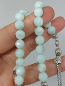 Larimar Taşı Üst Segment Faset Kesim 33lük Tesbih 8mm (42535) thumbnail 2