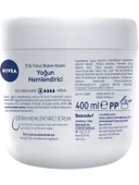 NIVEA El ve Vücut Bakım Kremi Yoğun Nemlendirici 400ml, 48 Saat Nemlendirici, Deniz Mineralleri thumbnail 3