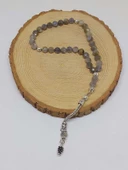 Labradorit Taşı Üst Segment Faset Kesim 33lük Tesbih 7.5mm (53080) thumbnail 4