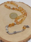 Sitrin Taşı Üst Segment Faset Kesim 33lük Tesbih 8mm (51358) thumbnail 6