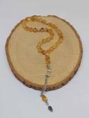 Sitrin Taşı Üst Segment Faset Kesim 33lük Tesbih 8mm (51358) thumbnail 4