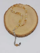 Sitrin Taşı Üst Segment Petek Kesim 33lük Tesbih 8mm (52830) thumbnail 4