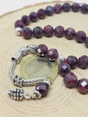 Lal (Granat) (Garnet) Taşı Üst Segment Faset Kesim 33lük Tesbih 8mm (42515) thumbnail 3
