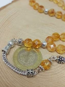 Sitrin Taşı Üst Segment Faset Kesim 33lük Tesbih 8mm (51358) thumbnail 3