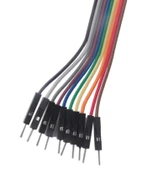 30cm 10 Pin Krokodil - Jumper Kablo (Erkek) thumbnail 7