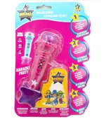 Işıklı Sesli Mikrofon Renkli - Mavi Su Dünyası thumbnail 2