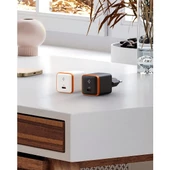 30W USB-C Ultra Mini Hızlı Şarj Aleti Samsung PPS / Isı Düşürücü GaN Destekli Akım Korumalı Güç Adaptörü iPhone & Android & iPad & MacBook Type-C White - ACH08449 - 3
