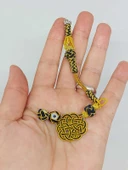 Bakır El İşi Kazaz Püskül & 2 Habbeli Takım (55720) thumbnail 1