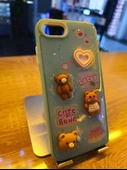 İPhone 7/8/SE Uyumlu Kabartma Figürlü Darbe Korumalı Kapak Little Bear Kılıf - 2