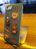 İPhone 7/8/SE Uyumlu Kabartma Figürlü Darbe Korumalı Kapak Little Bear Kılıf - 4