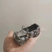 DIY 3D Metal Puzzle Bulmaca Alman Volkswagen Kübelwagen 65 Parça 14+ yaş üstü Hediyelik model - 4