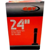 CST İç Lastik 24X1.90/2.125 40mm SV Motor Sibop kalın sibop - 1