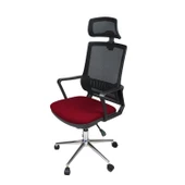 Uzay Ofis Nehir Müdür Koltuğu - Bordo - 1