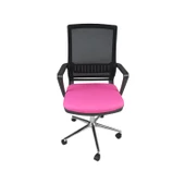 Uzay Ofis Nehir Çalışma Koltuğu - Pembe - 5
