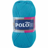 Polosu Lüks Patik El Örgü İpi 301 Cam Mavisi ( 5 Adet ) - 1