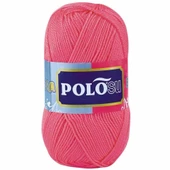 Polosu Lüks Patik El Örgü İpi 375 Koyu Şeker Pembe ( 5 Adet ) - 1
