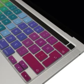 MacBook Pro Klavye Koruyucu Türkçe Baskı Dazzle Renk İnce Silikon A2251 A2289 A2338 A2141 - 4