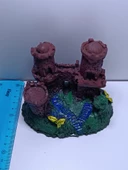 Netx Üçlü Şato11x8x7 cm Akvaryum Dekoru thumbnail 4