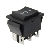 Büyük Geniş 6 Pin Işıksız Anahtar ON-OFF-ON KCD2-203 I-0-II - 1