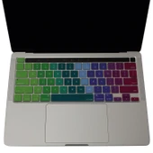 MacBook Pro Klavye Koruyucu US İngilizce Düz Enter İnce Silikon Touch Bar 13 M1-M2 ve 16 inç thumbnail 3