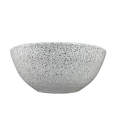 Bitki Tasarımı Ev Dekorasyon Beyaz Granit Aranjman Sunumluk Toprak Saksı 20 Cm Çap thumbnail 4