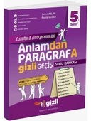 Gizli Yayınları 5. Sınıf Anlamdan Paragrafa Gizli Geçiş Soru Bankası - 1