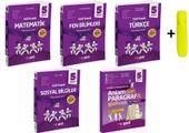 Gizli Yayınları 5. Sınıf Matematik Fen Türkçe Sosyal Değerlendirme Föyleri ve Paragraf - 1