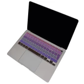 Macbook Air M1 13inç Klavye Koruyucu Türkçe Q Ombre A2179 A2337 ile Uyumlu - 11