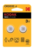 Kodak 2 Adet Cr2032 Ultra Lityum Para Pil - 1
