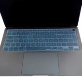 Macbook Air M1 13inç Klavye Koruyucu Kılıf TouchID'li (UK-EU İngilizce) A2337 A2179 ile Uyumlu - 6