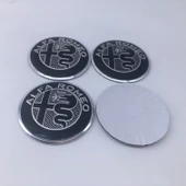 ALFA ROMEO ÖN ARKA-JANT GÖBEK-DİREKSİYON- ANAHTARLIK VE YONCA LOGO TAKIM thumbnail 3