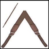 Uyguna-Yakala  Haki/Kahverengi Tüfek Askı Kayışı Lastik - 047-H thumbnail 2