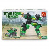 Ausini Titan Heroes Gunner-3 76 Parça - 2