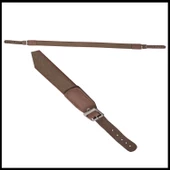 Uyguna-Yakala  Haki/Kahverengi Tüfek Askı Kayışı Lastik - 047-H thumbnail 1