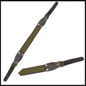 Uyguna-Yakala Haki/Kahve Tüfek Askı Kayışı 3 cm Kolon - 044-H thumbnail 1