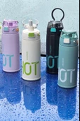 Shotay Çelik Termos Matara 530Ml Siyah - 5