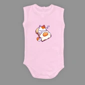 Uyuyan Kedi Baskılı Bebek Çıtçıtlı Body Uzun Kısa Kolsuz Mnk682 thumbnail 8
