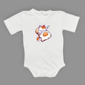 Uyuyan Kedi Baskılı Bebek Çıtçıtlı Body Uzun Kısa Kolsuz Mnk682 thumbnail 6