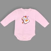 Uyuyan Kedi Baskılı Bebek Çıtçıtlı Body Uzun Kısa Kolsuz Mnk682 thumbnail 2