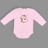 Uyuyan Kedi Baskılı Bebek Çıtçıtlı Body Uzun Kısa Kolsuz Mnk682 - 10