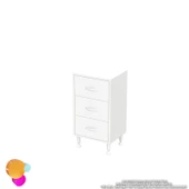Modilayn SÖKE 3'lü Çekmece Banyo Dolabı 50x75x32,5 cm’ lik Çok Yönlü Çekmecelerle Daha Düzenli - 8