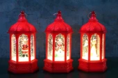 Yılbaşı Temalı Işıklı Kar Küresi Alk3218 - 1