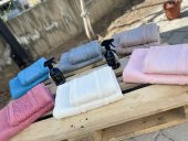 BEGENALHOME Jakarlı Twinner 6lı El ve Yüz Havlu Seti 30x50 cm Pamuklu - 2