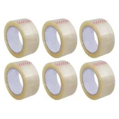HOTMELT Koli Bandı 45 MM x 100 MT (6 Adet) - Güçlü ve Dayanıklı Ambalaj Çözümü - 1